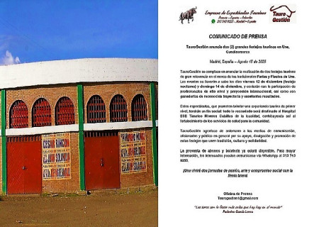 Une (Cundinamarca): Dos Tardes de Gloria Taurina y Solidaridad