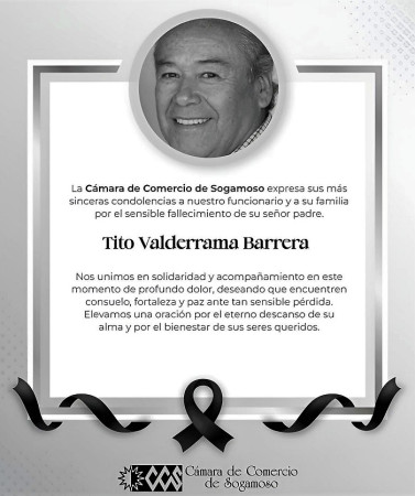 Tito Valderrama Barrera QEPD: Decisión y Legado