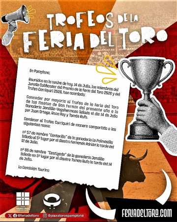 Pamplona Premia la Verdad del Toro