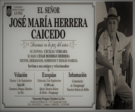 Óbito: ¡Adiós, José María!